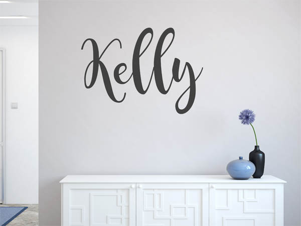 Wandtattoo Kelly in Handschrift