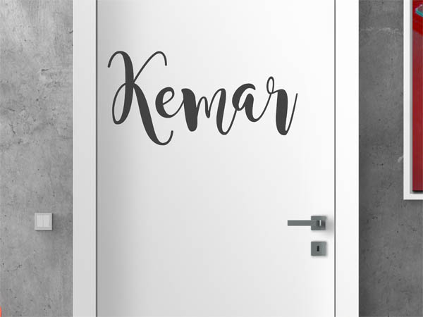 Wandtattoo Kemar in Handschrift
