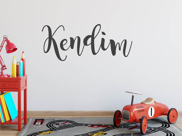 Wandtattoo Kendim in Handschrift