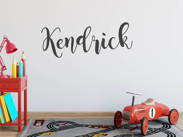 Wandtattoo Kendrick in Handschrift