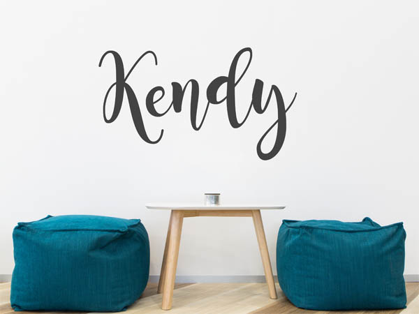 Wandtattoo Kendy in Handschrift