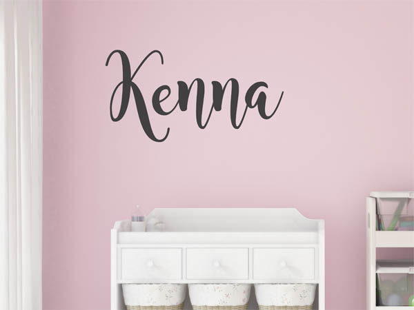 Wandtattoo Kenna in Handschrift