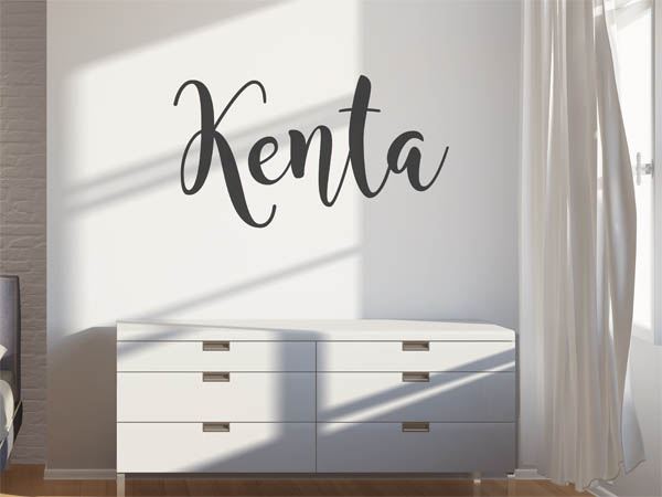 Wandtattoo Kenta in Handschrift