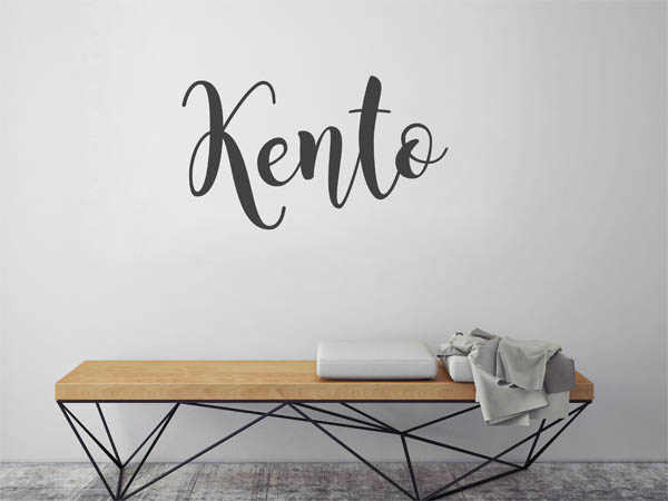 Wandtattoo Kento in Handschrift
