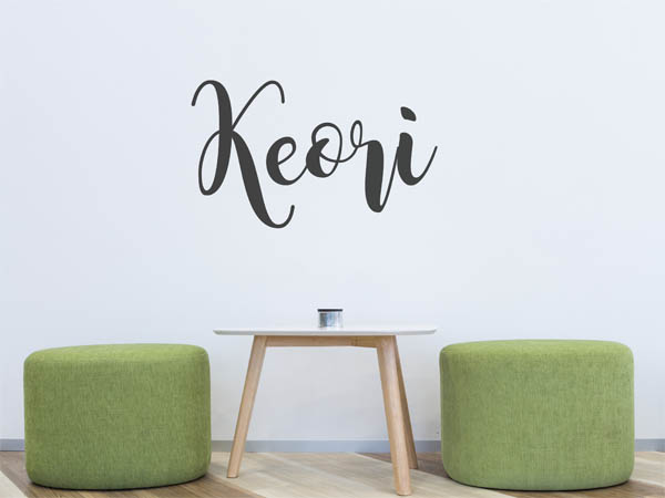 Wandtattoo Keori in Handschrift