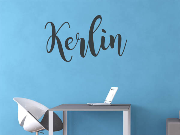Wandtattoo Kerlin in Handschrift