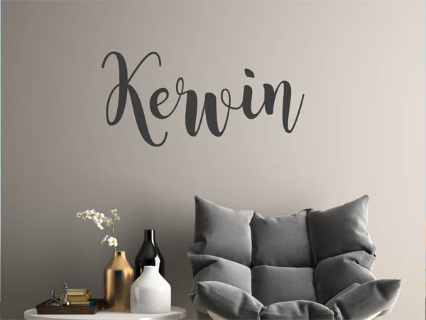 Wandtattoo Kervin in Handschrift