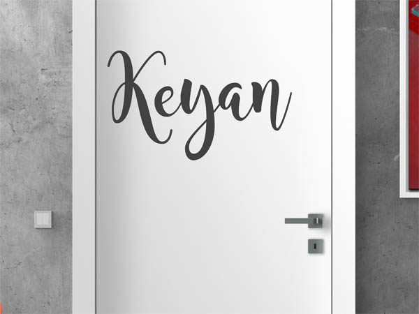 Wandtattoo Keyan in Handschrift
