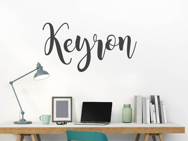 Wandtattoo Keyron in Handschrift