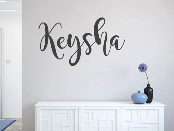 Wandtattoo Keysha in Handschrift