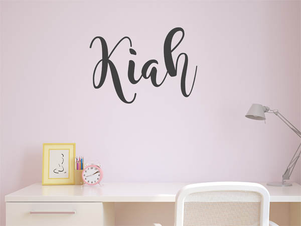 Wandtattoo Kiah in Handschrift