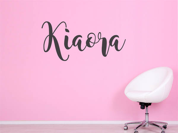 Wandtattoo Kiaora in Handschrift