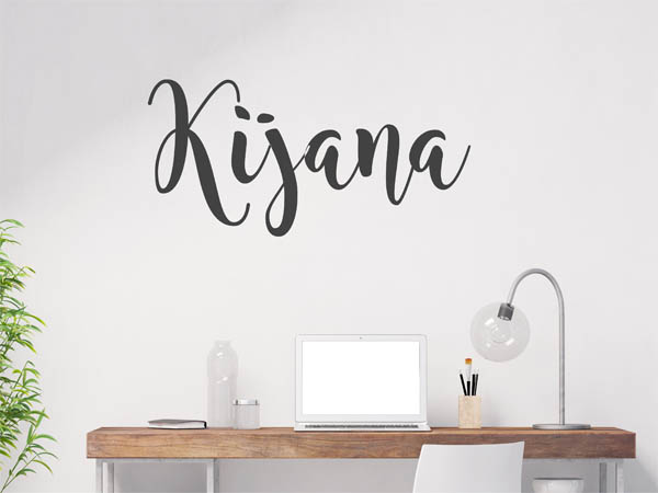 Wandtattoo Kijana in Handschrift
