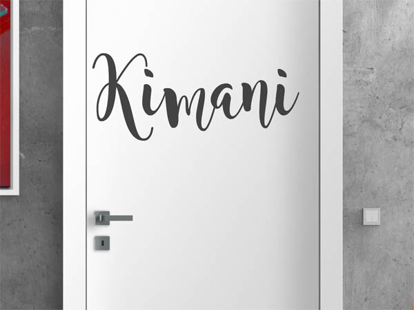 Wandtattoo Kimani in Handschrift