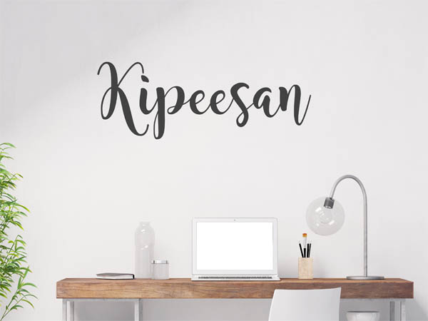 Wandtattoo Kipeesan in Handschrift