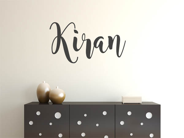 Wandtattoo Kiran in Handschrift