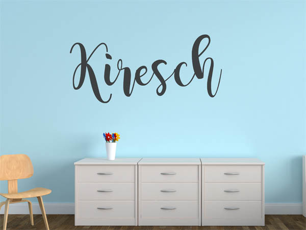 Wandtattoo Kiresch in Handschrift
