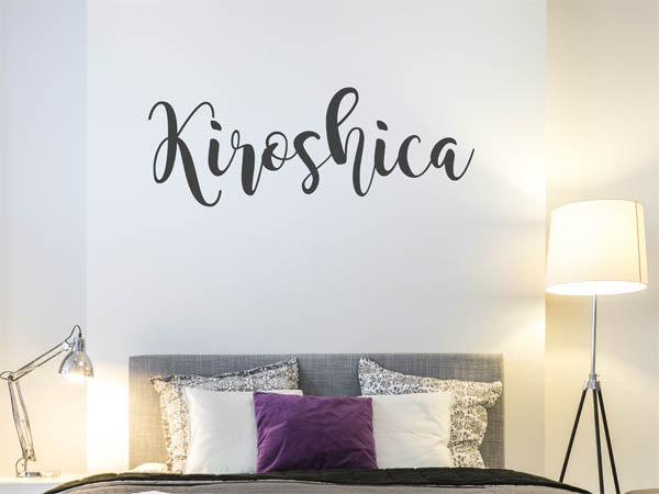 Wandtattoo Kiroshica in Handschrift
