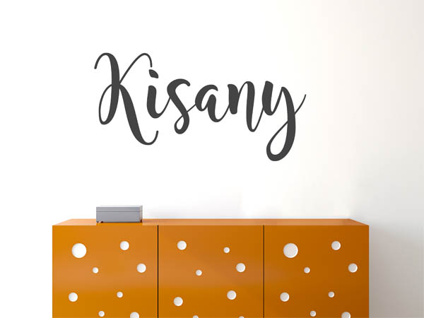 Wandtattoo Kisany in Handschrift