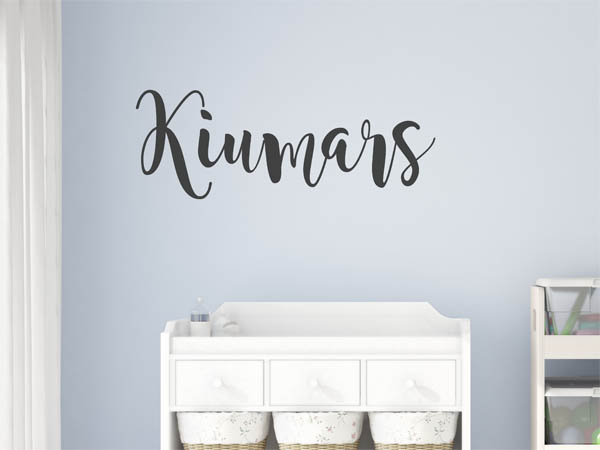 Wandtattoo Kiumars in Handschrift