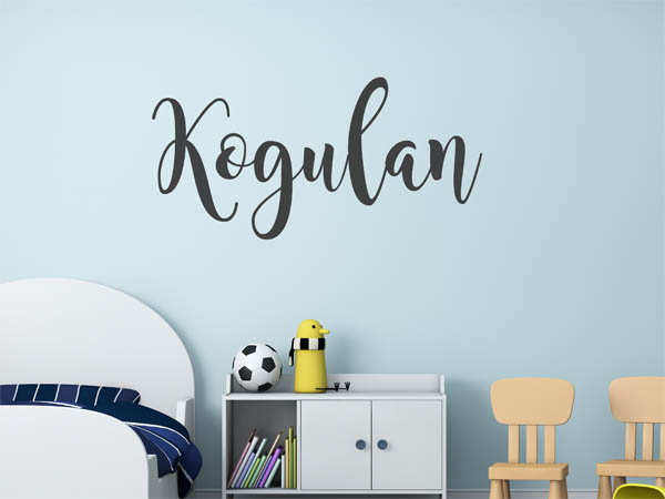 Wandtattoo Kogulan in Handschrift