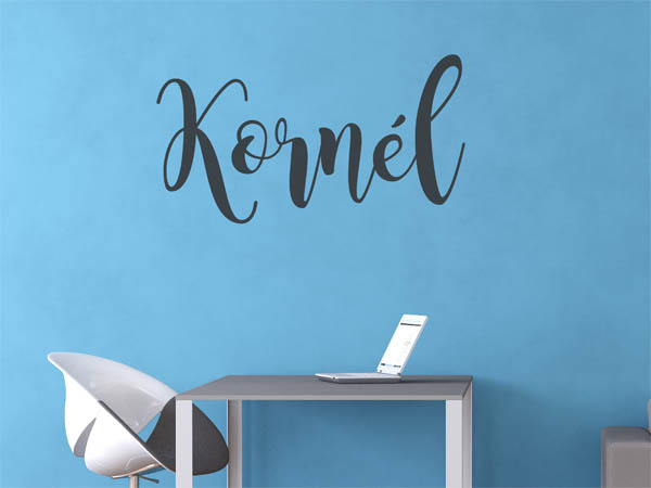 Wandtattoo Kornél in Handschrift