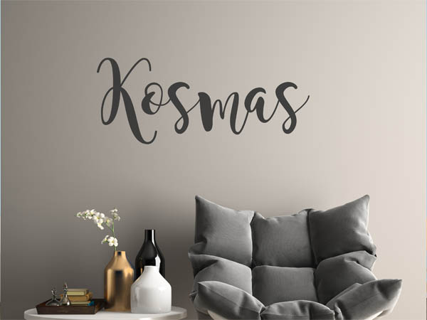 Wandtattoo Kosmas in Handschrift