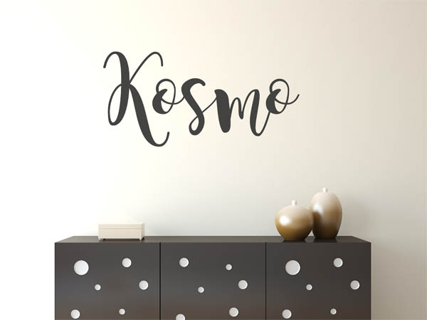 Wandtattoo Kosmo in Handschrift