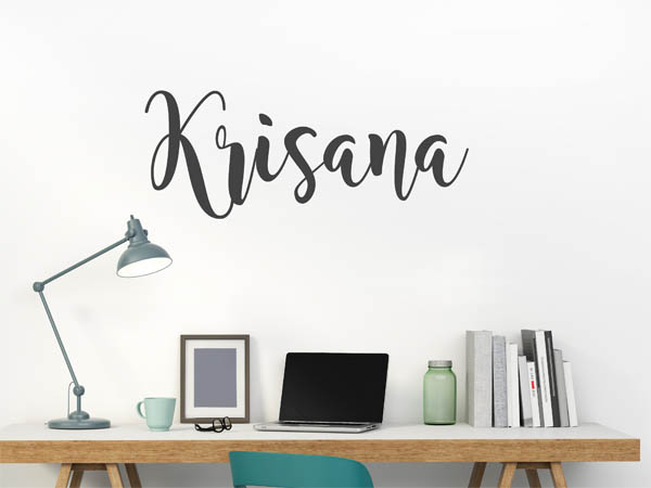 Wandtattoo Krisana in Handschrift