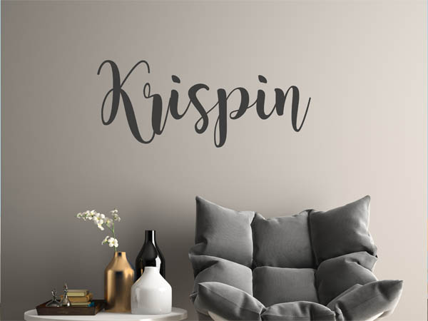 Wandtattoo Krispin in Handschrift