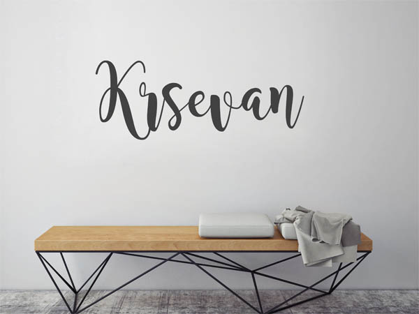Wandtattoo Krsevan in Handschrift