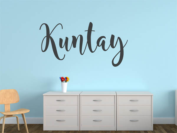 Wandtattoo Kuntay in Handschrift