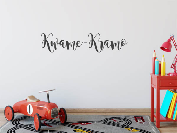 Wandtattoo Kwame-Kramo in Handschrift