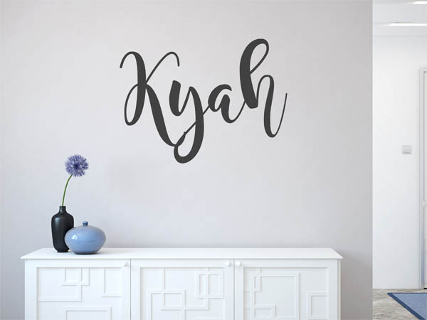 Wandtattoo Kyah in Handschrift