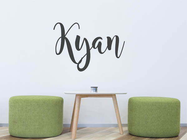 Wandtattoo Kyan in Handschrift