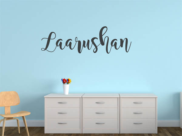Wandtattoo Laarushan in Handschrift