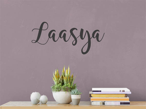Wandtattoo Laasya in Handschrift
