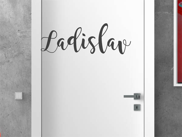 Wandtattoo Ladislav in Handschrift