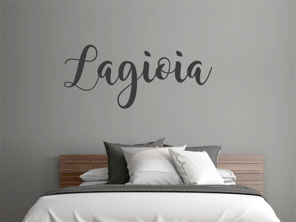 Wandtattoo Lagioia in Handschrift