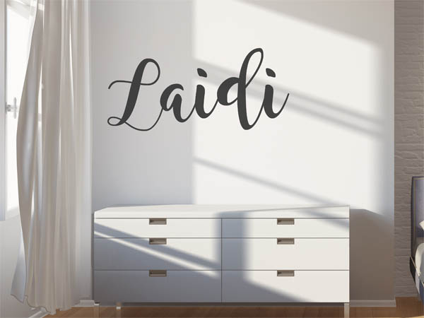 Wandtattoo Laidi in Handschrift