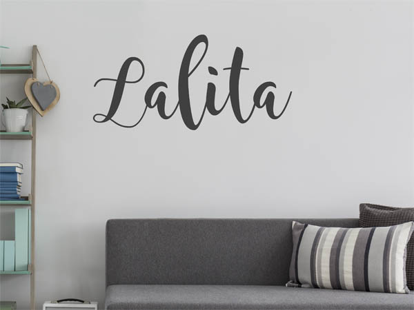 Wandtattoo Lalita in Handschrift