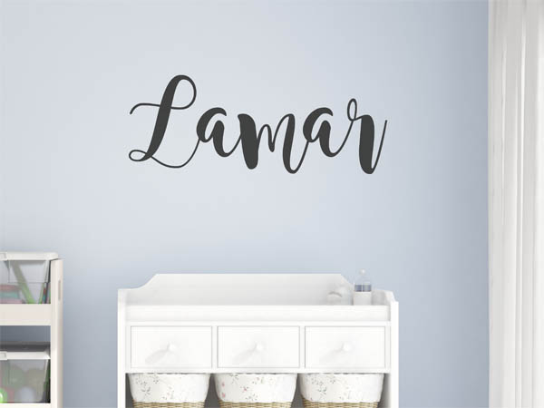 Wandtattoo Lamar in Handschrift