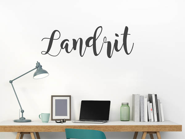 Wandtattoo Landrit in Handschrift