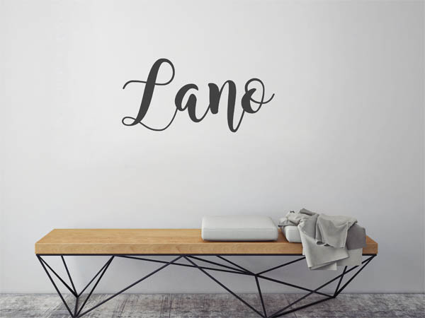 Wandtattoo Lano in Handschrift