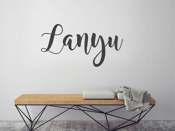 Wandtattoo Lanyu in Handschrift