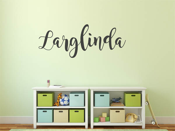 Wandtattoo Larglinda in Handschrift