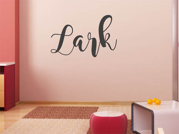 Wandtattoo Lark in Handschrift