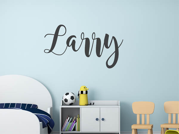 Wandtattoo Larry in Handschrift