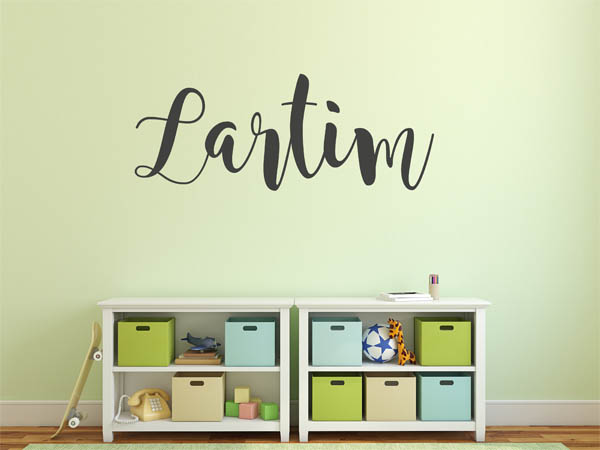 Wandtattoo Lartim in Handschrift