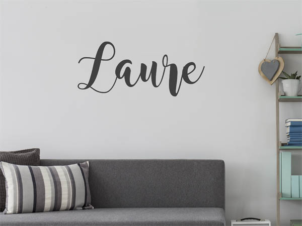 Wandtattoo Laure in Handschrift